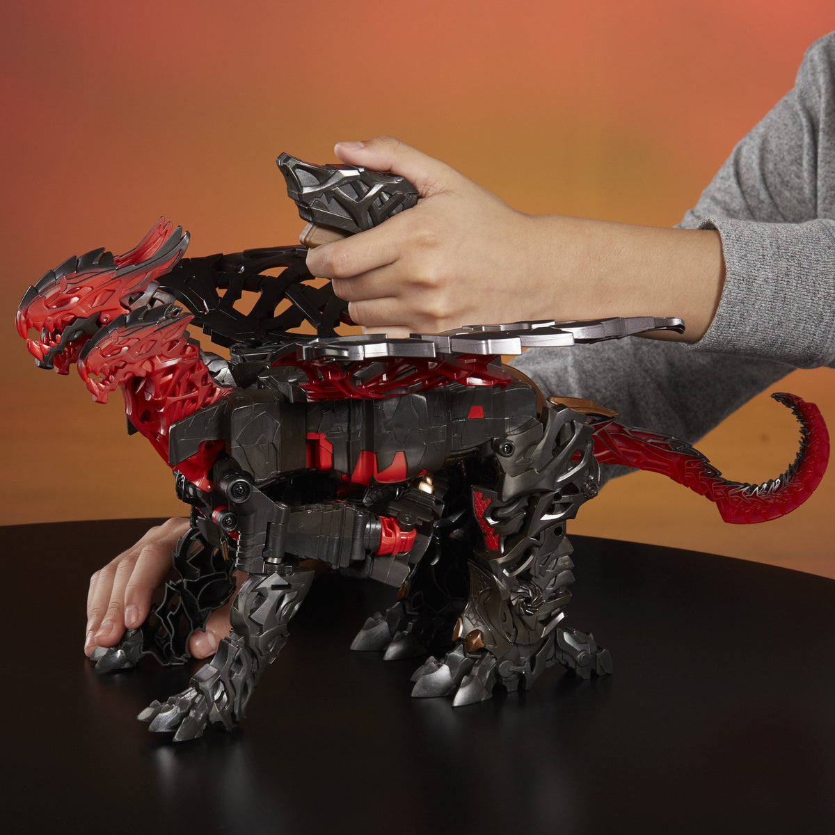 Transformers: The Last Knight Mega 1-Step Turbo Changer Dragonstorm