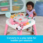 Fisher-Price Baby to Toddler Toy 3-in-1 Musical Moments Activity Center & Play Table with Music Lights & Developmental Activities