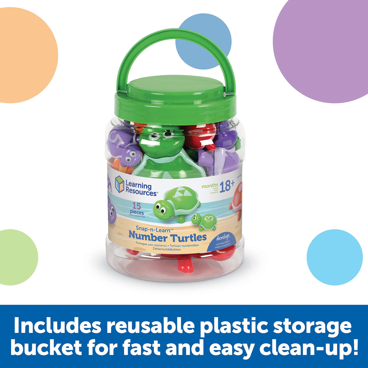 Learning Resources Snap-n-Learn Number Turtles