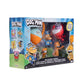 Dog Man 2.5 Inch Scale Supa Buddies and Baddies Multipack Action Figures, Part of Jakks Pacific's Wave 4, Includes 5 Characters