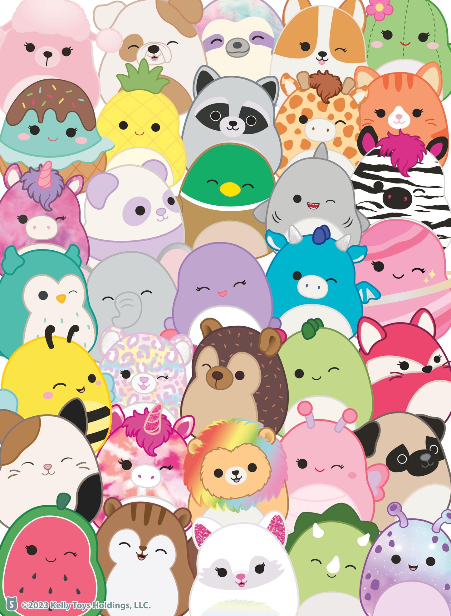 Buffalo Games - Squishmallows Buddies - 100 Piece Puzzle for Kids Ages 6-8