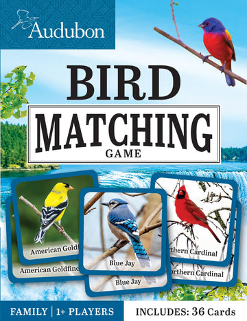 Masterpieces Officially Licensed Audubon Picture Matching Card Game for Kids and Families