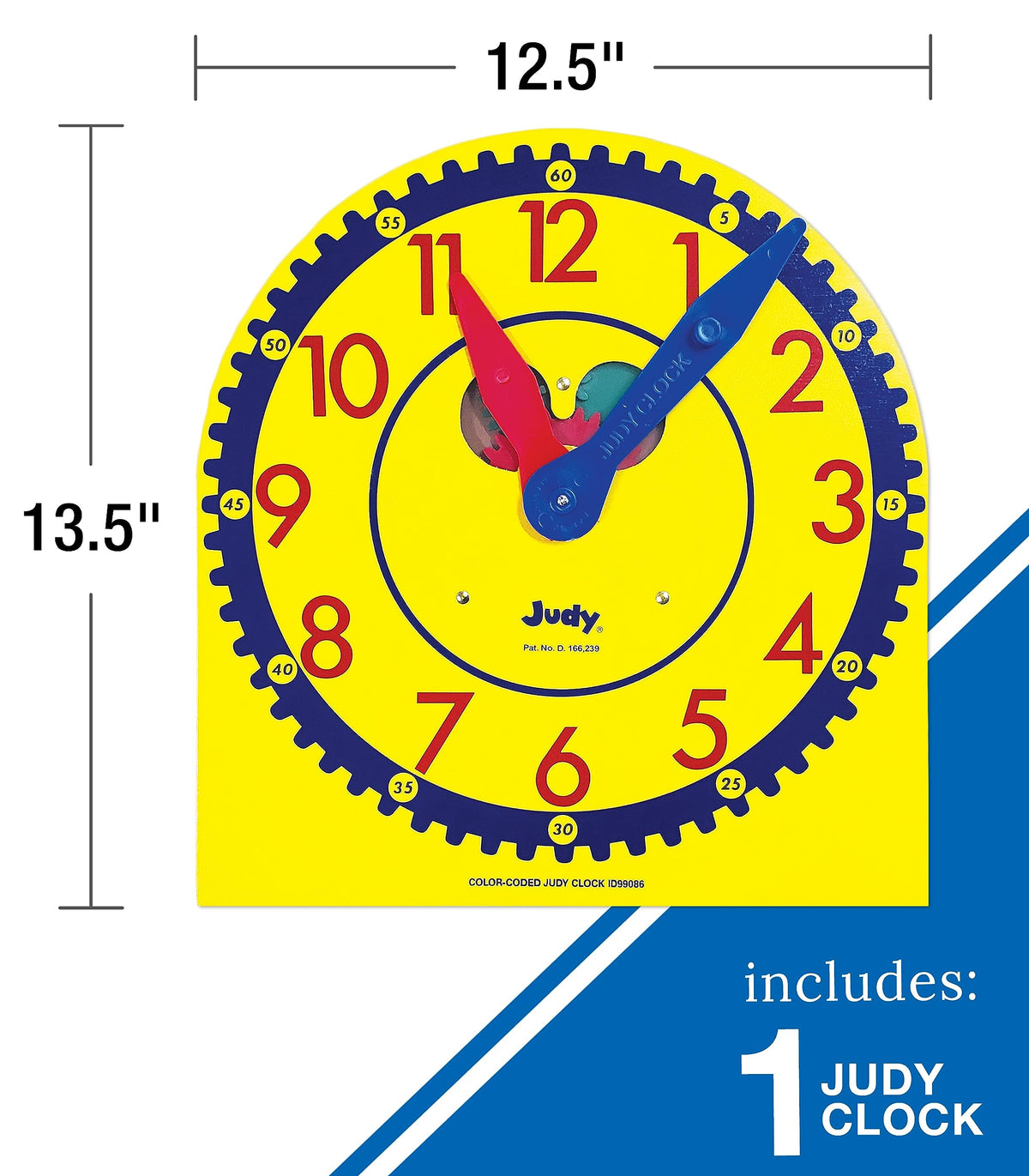 Carson Dellosa Telling Time Teaching Clocks for Kids Educational Bundle, Judy Clock, Mini Judy Clocks, Flash Cards 4-Pack, Counting Manipulatives