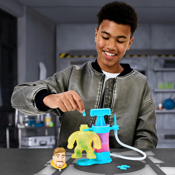 Mrbeast Lab - Make Your Own Stretchy, Goo Filled MrBeast with The MrBeast Lab Creation Station, with 3 Unique Goo Fillings, Mix, Fill & Create Your