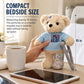 SHSEEN Broken Leg Teddy Bear, 10 Inch Get Well Soon Plush with Crutch