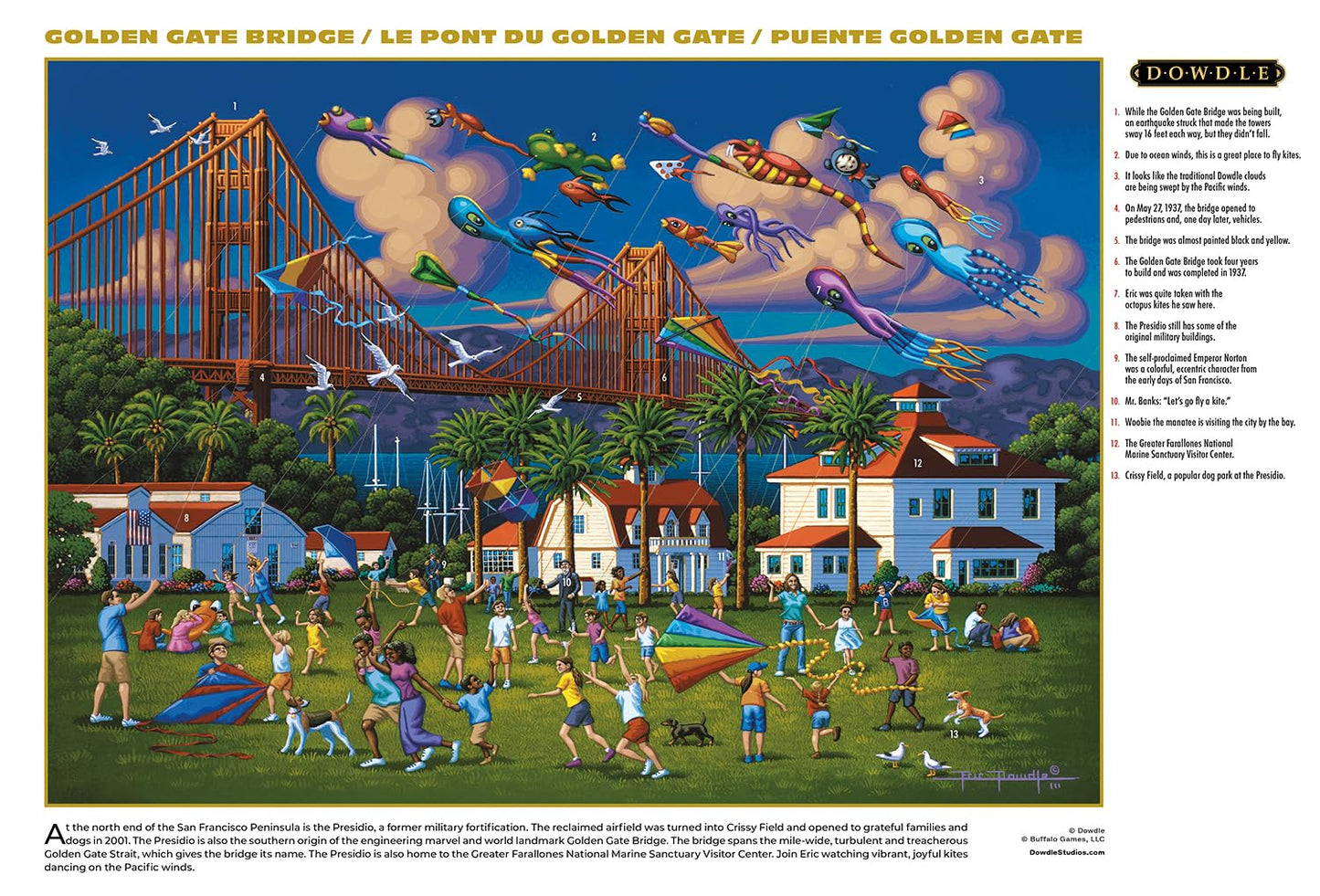 Buffalo Games - Eric Dowdle Golden Gate Bridge - 500 Piece Jigsaw Puzzle