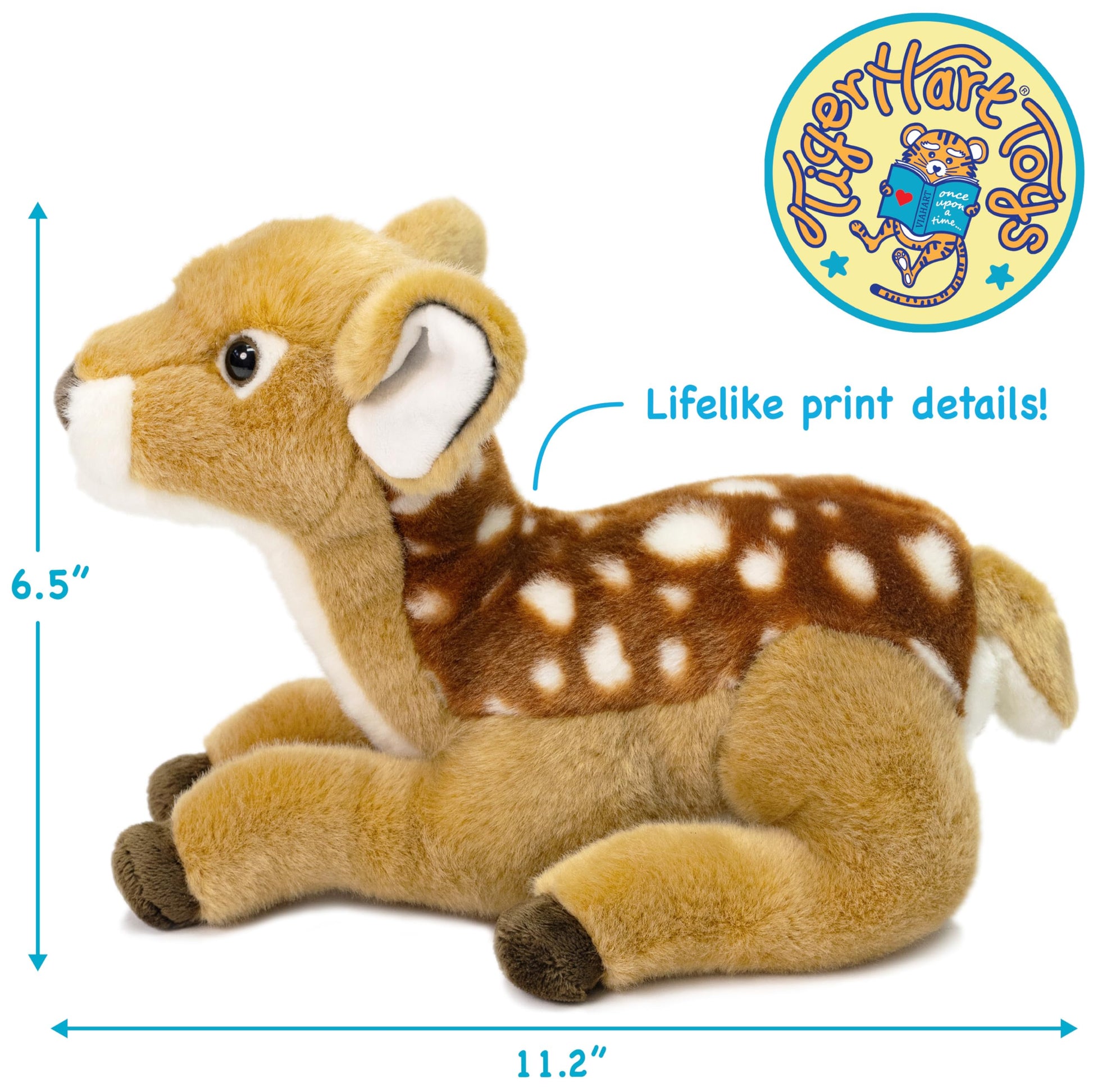 TigerHart Debbie The Baby Deer - 12 Inch Stuffed Animal Plush
