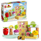 LEGO DUPLO My First Organic Market 10983, Fruit and Vegetables Toy Food Set, Learn Numbers, Stacking Educational Toys for Toddlers 18 Months - 3 Years