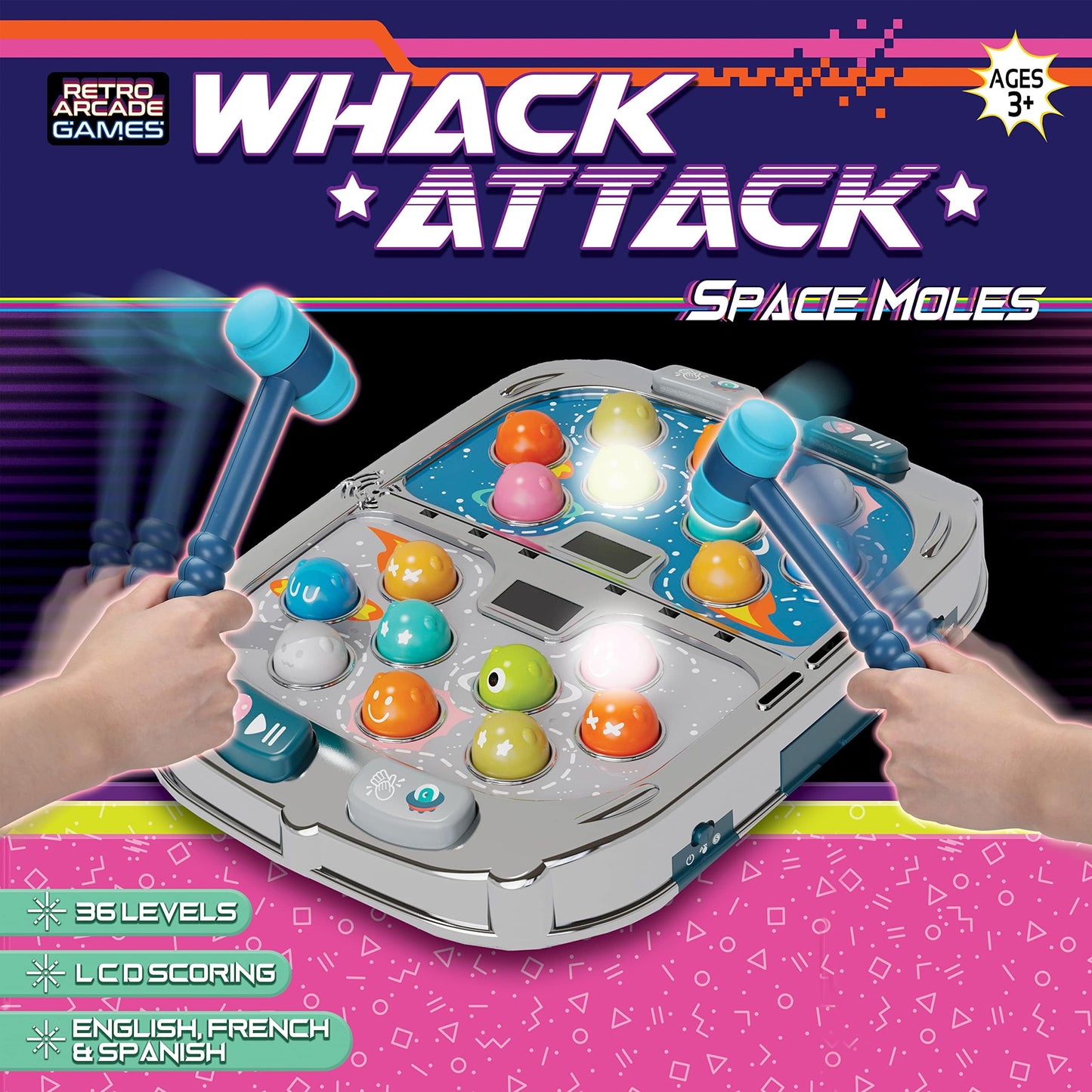 Nature Bound Whack Attack - the Light and Sound Game - Interactive Educational Toys for Toddlers & Kids, Pounding Toy for 3 4 5 6 7 8+ Year Old
