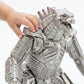 JAYKENIXO Mecha Dragon Monster Action Figure 7 Inch - Movable Joints, Robot Kaiju Creature Toy with Carry Bag for Kids Play, Display & Gift
