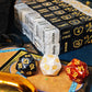 63 PCS MTG Counter Dice Set - AbilityKeyword Counters, -1/+1 Life Counter, Shield Life Counter Dice, Creature Stat Buffs, Marble Colour D6 Cube Dice