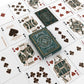 Bicycle Byzantine Playing Cards, Silver and Gold Foil, 1 Deck