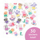 Desert Cactus Peppa Pig Sticker - 30 Peppa Stickers Premium Vinyl Decal Made in USA for Laptop Water Bottle Car Scrapbook Sheet Decorations Birthday
