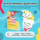 101 Conversation Cards for Kids - Family Question Games for Kids and Adults, Christmas Dinners, Game Nights, Holiday Gatherings & Gifts - Prompts