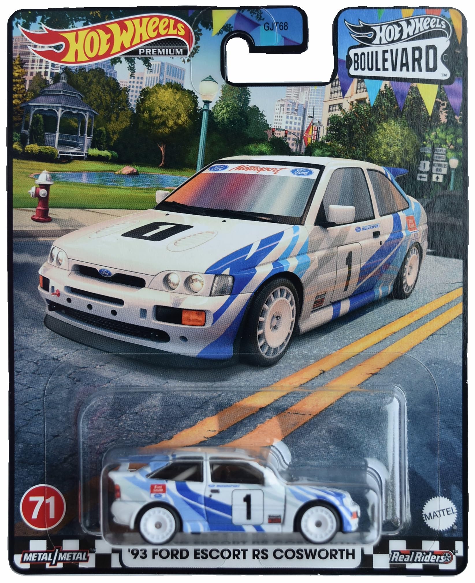 Hot Wheels '93 Ford Escort RS Cosworth, Boulevard
