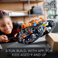 LEGO Technic App-Controlled Transformation Vehicle 42140, Off Road Remote Control Car, Building Car Kit That Flips, 2in1 RC Truck and Race Car Toy,