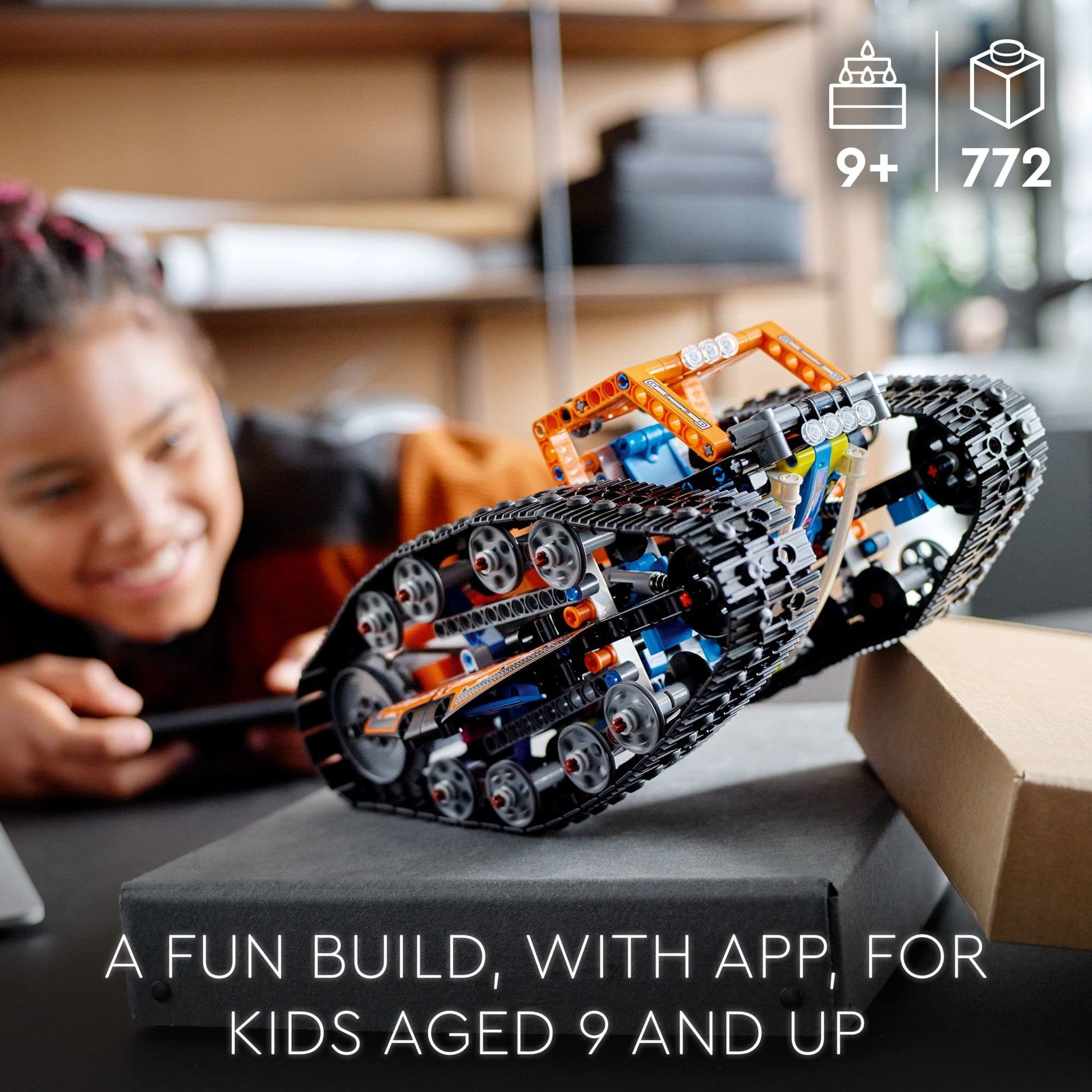 LEGO Technic App-Controlled Transformation Vehicle 42140, Off Road Remote Control Car, Building Car Kit That Flips, 2in1 RC Truck and Race Car Toy,