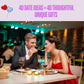 LET'S DATE Date Night Ideas for Couples I Romantic & Fun 40 Scratch Off Cards Games I Valentines Day Gift I Wedding Anniversarry, Engagement, Bridal
