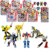 Transformers Mini Figures 6 Pack - Bundle with 4" Squishy Cupcake Topper Action Figurines Plus Stickers, Tattoos | Transformers Party Supplies