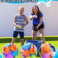 Reusable Water Balloons：16 Pack Refillable Water Bomb Splash Balls Self Sealing Quick Fill - Latex-Free Silicone Water Toys for Kids Adults - Water