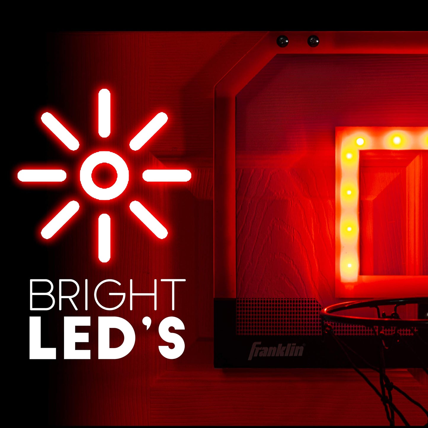 Franklin Sports Pro Hoops Light Up Mini Hoop