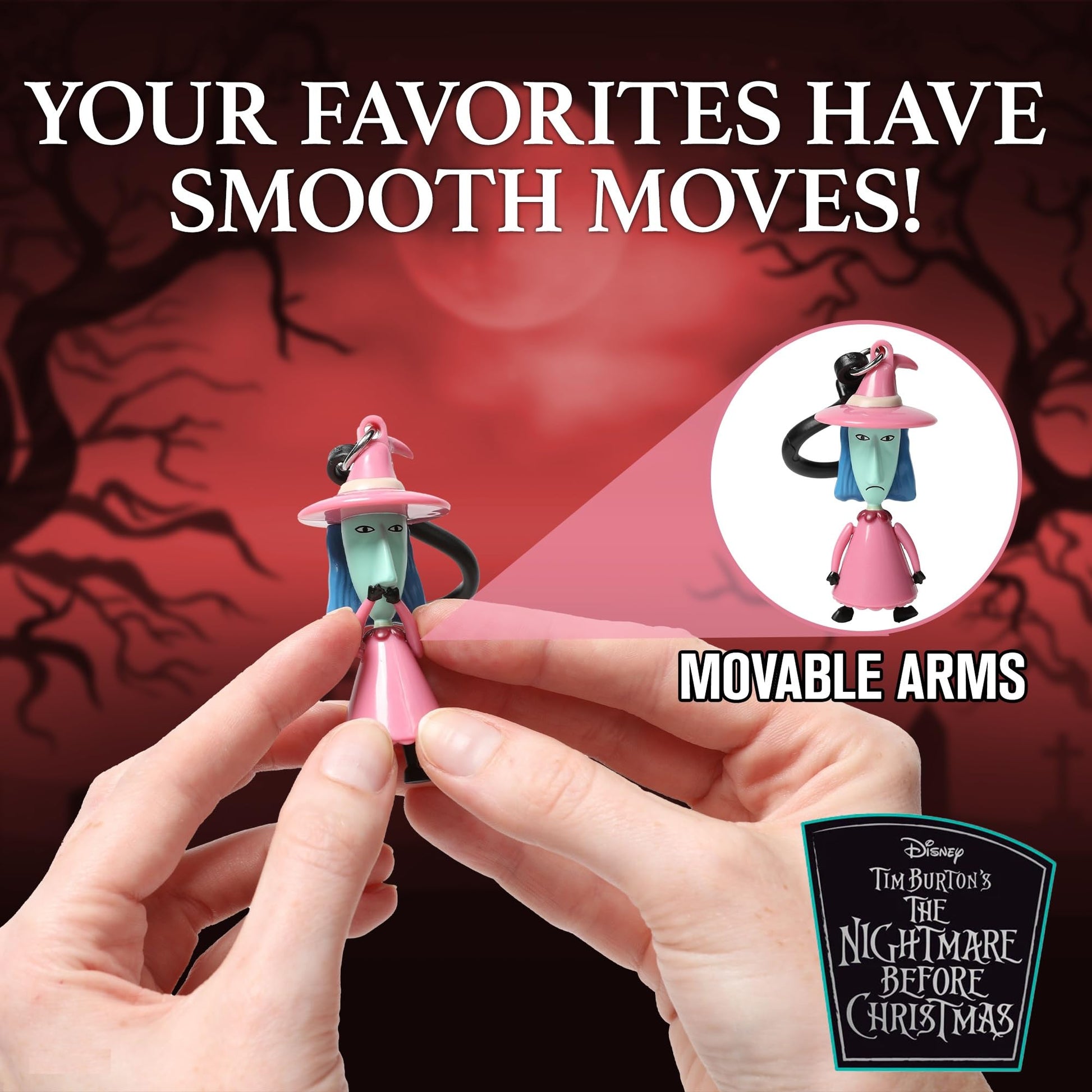 Disney Tim Burton's The Nightmare Before Christmas Chibi in Motion 4-Pack