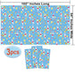 AnapoliZ Easter Plastic Tablecloth | 3 Pcs Pack (54” Inch Wide x 102” Inch Long) | Rectangular Easter Table Cover with Bunnies | Easter Party