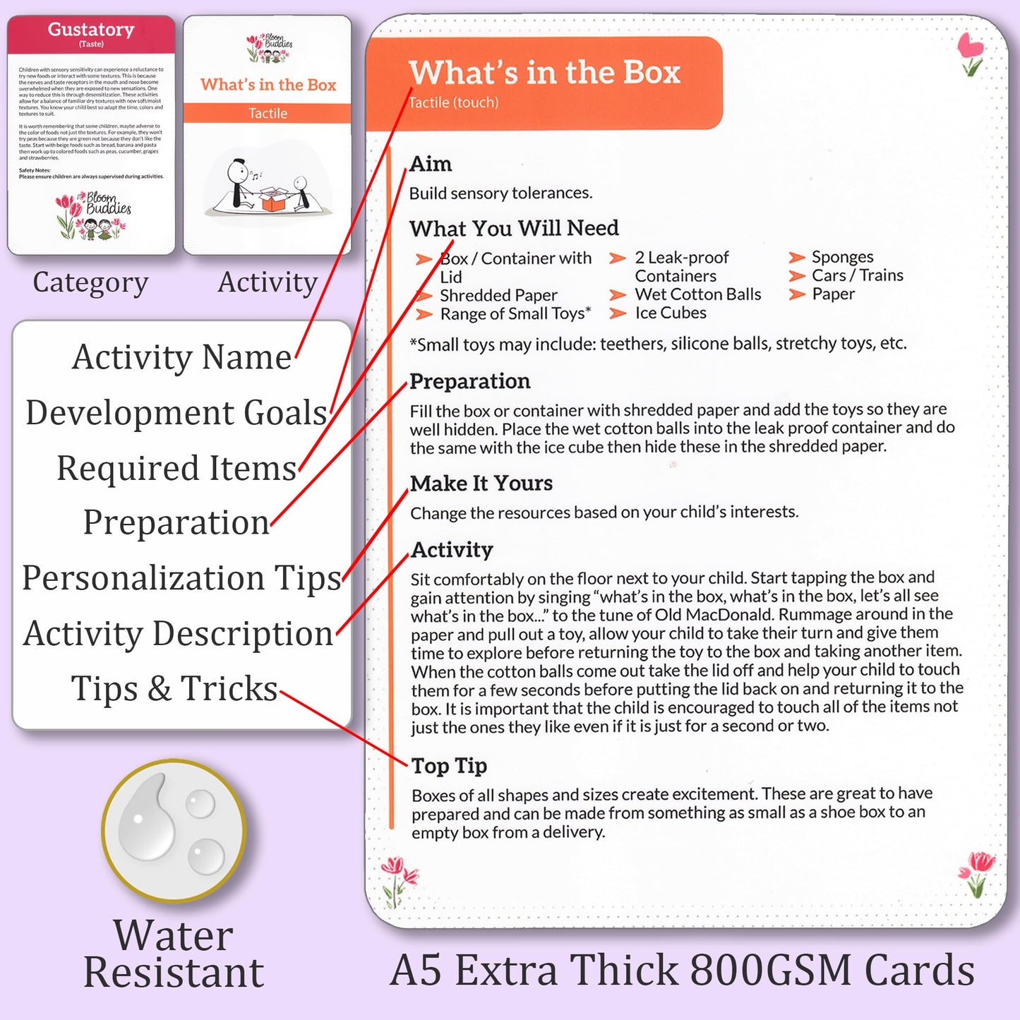 BLOOM BUDDIES - 70 Fun Sensory Games & Activities for Parents of Children with Autism ADHD. Sensory Play Ideas for Caregivers of Kids on the Spectrum