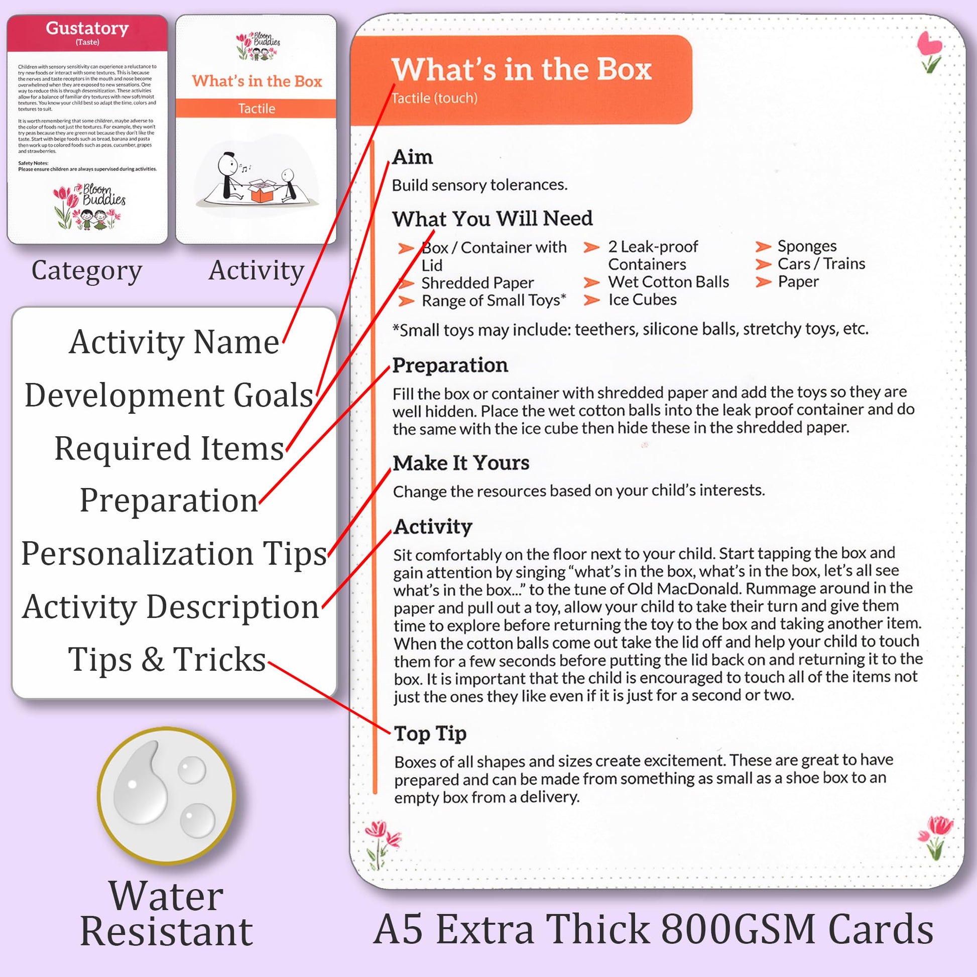BLOOM BUDDIES - 70 Fun Sensory Games & Activities for Parents of Children with Autism ADHD. Sensory Play Ideas for Caregivers of Kids on the Spectrum