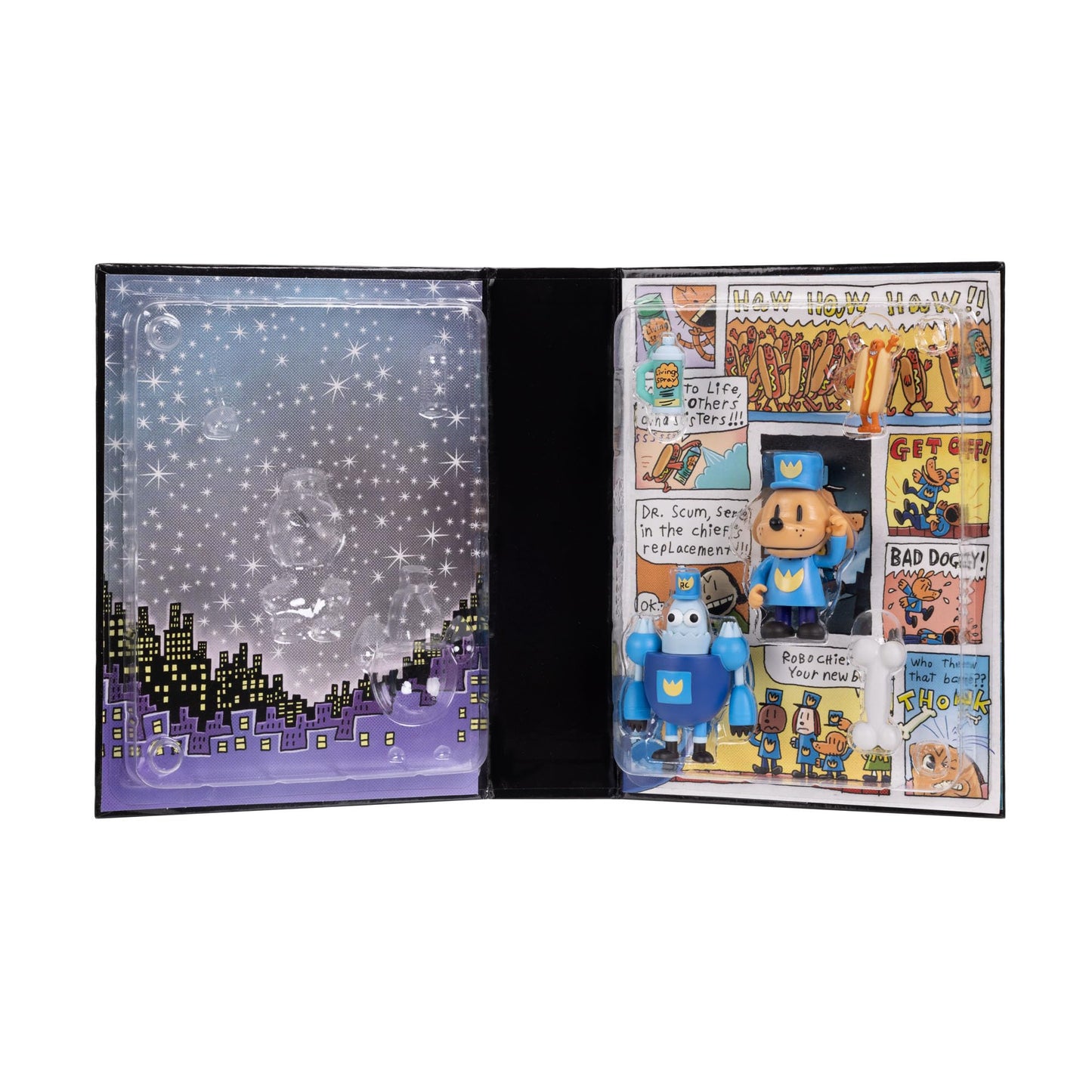 Dog Man 2.5" Figure Book Reveal Playset