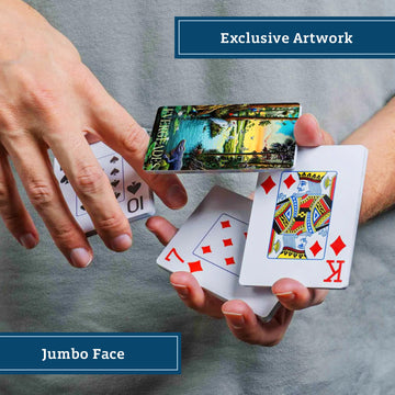 Boardwalk Puzzles Everglades, Featherlight Unique Playing Cards, Fun Themed Deck for Home and Travel