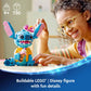 LEGO Disney Stitch Toy Building Kit, Disney Toy for 9 Year Old Kids, Buildable Figure with Ice Cream Cone, Fun Gift for Girls, Boys and Lovers