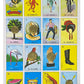 Loteria Mexicana Tradicional Jumbo Don Clemente para 10 Jugadores con 100 Monedas - Jumbo Size Mexican Bingo Set with 100 Counting Chips Plastic Coins
