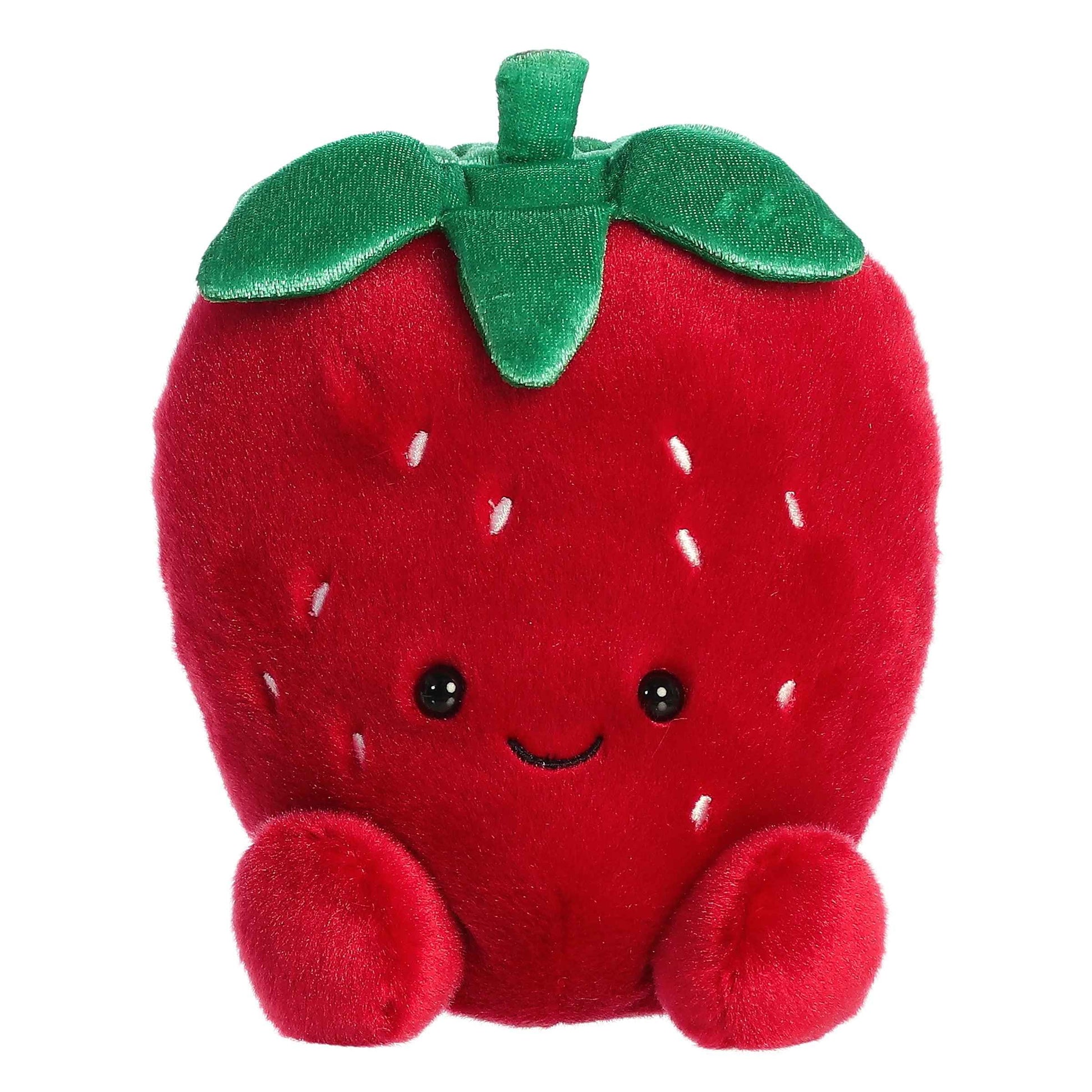 Aurora® Adorable Palm Pals™ Party Sized Juicy Strawberry™ Stuffed Animal - Fun Collectible Plush for Kids and Adult Collectors - Perfect