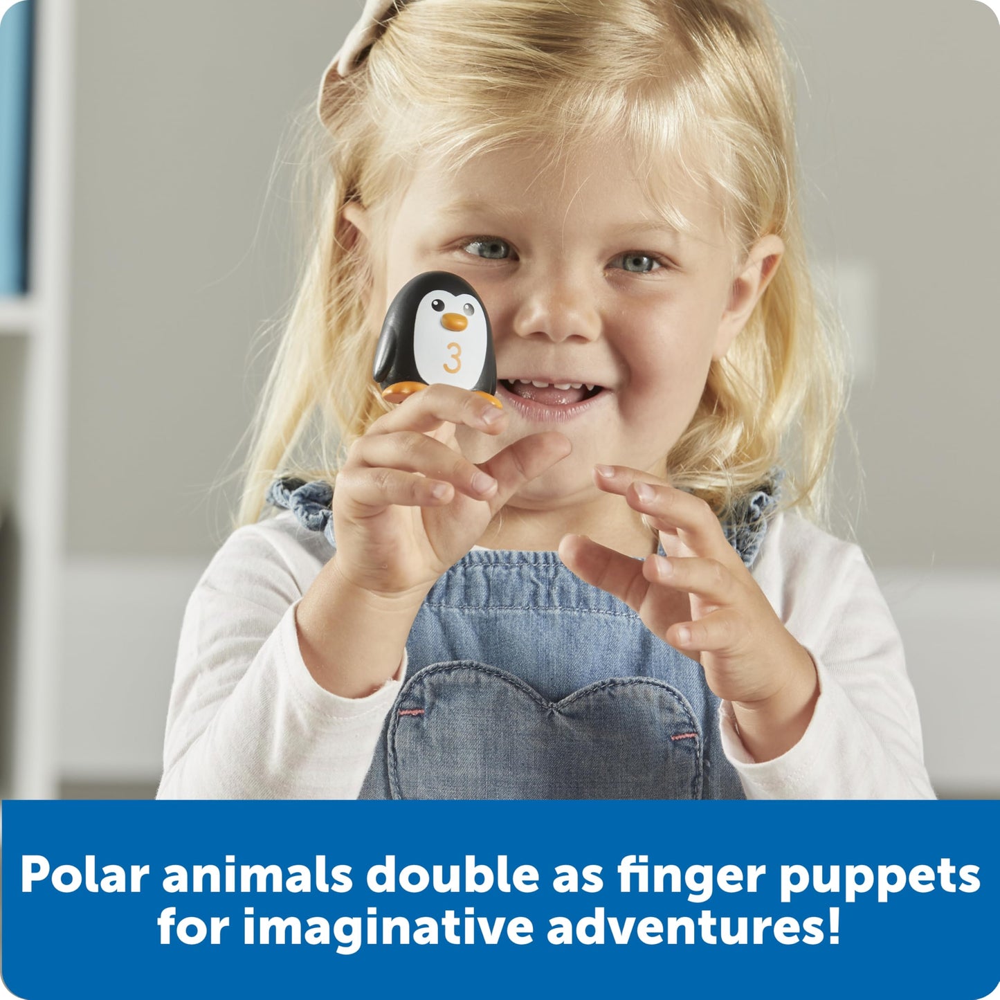Learning Resources Sort & Seek Polar Animals - 15 Pieces, Age 18+ Months Toddler Learning Activities, Educational Toys, Educational Toy Set Color