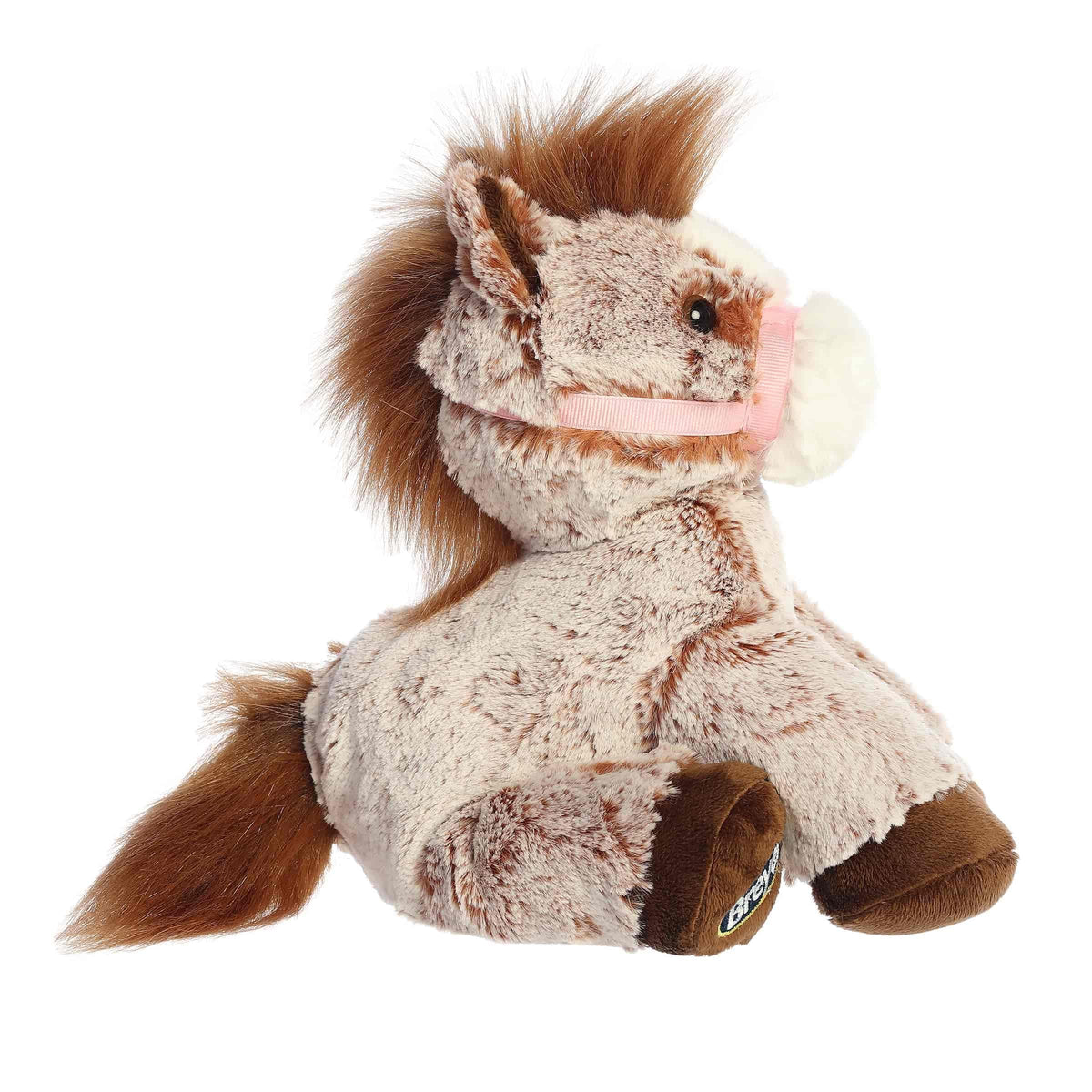 Aurora® Exquisite Breyer® Bridle Buddies™ Red Roan Stuffed Animal - Realistic Detailing for Imaginative Play - Perfect for Kids, Adults, and Any Horse