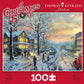 Thomas Kinkade Christmas Story 100 Piece Puzzle for Kids 8+