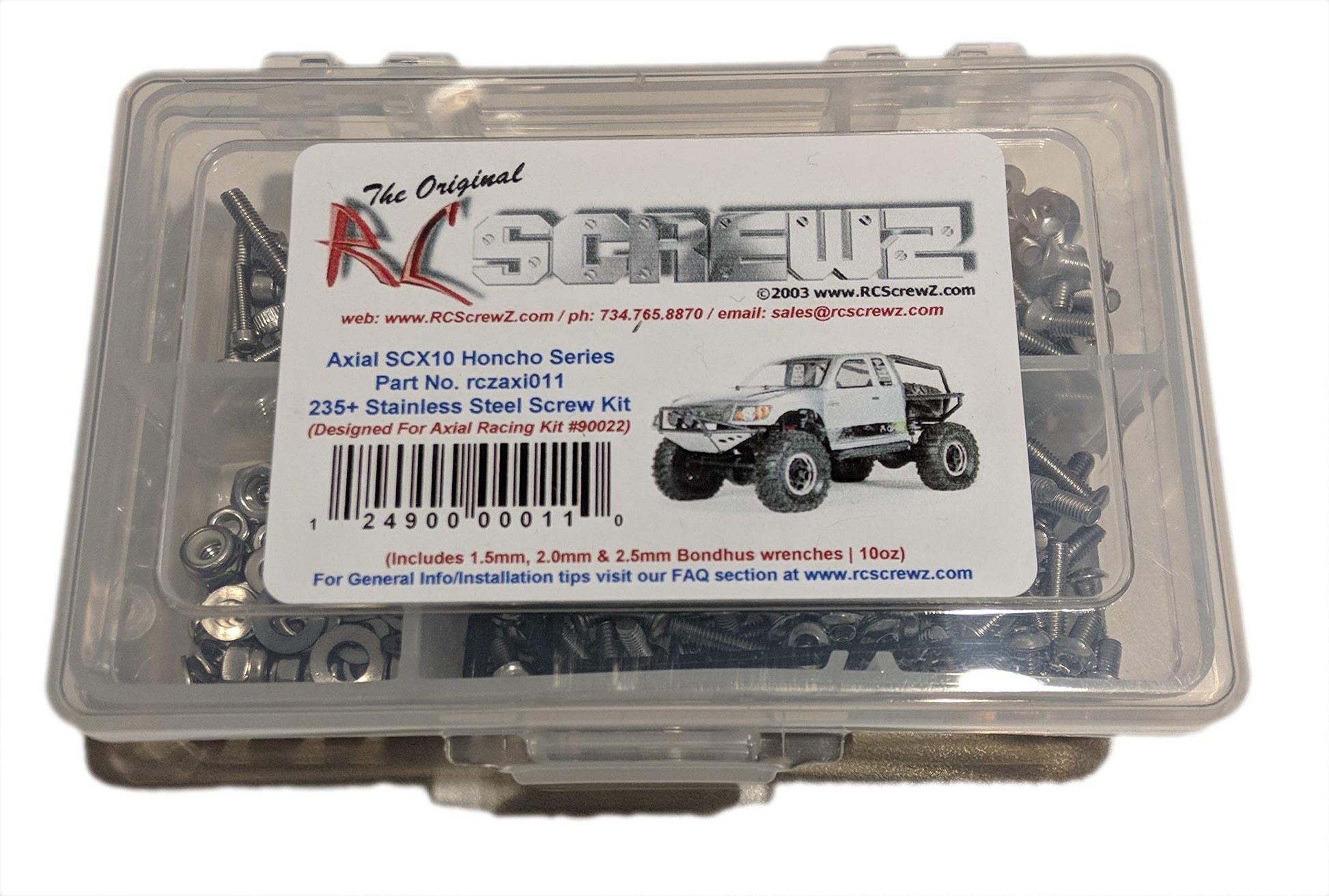 Axial Racing SCX10 Honcho Stainless Steel Screw Kit
