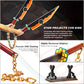 Jorumo Sword Building Set, 82in Double Blade Tengen Uzui Sword Building Block with Stand, Handmade Cosplay Anime Sword Toy Building Set for Collecting