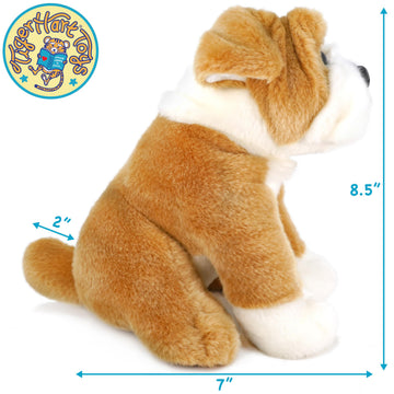 TigerHart Egan The English Bulldog - 9 Inch Stuffed Animal Plush