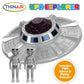 Nature Bound UFO Spaceship Space Toy, Kids Spaceship Playset with Two Aliens, Lights & Sounds, Educational STEM Adventure, 1:18 Figure