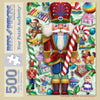 Bits and Pieces - Large 500 Piece Jigsaw Puzzle for Adults - Nutcracker and Toys' - Christmas Holiday Jigsaw Puzzle by Artist Randy Wollenmann