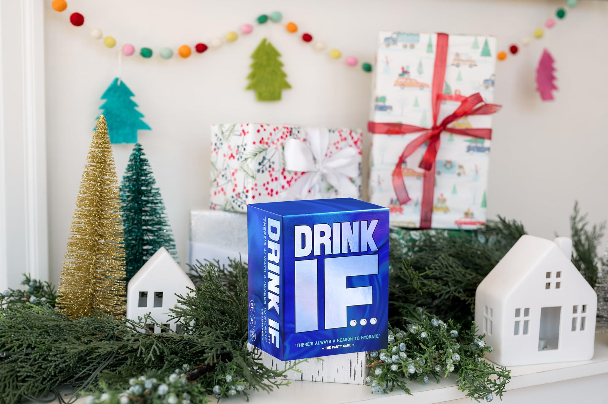 Drink IF… Adult Drinking Game for Parties + After Dark Expansion Set | Funny Icebreaker & Conversation Starter Card Game for Friends and Groups |