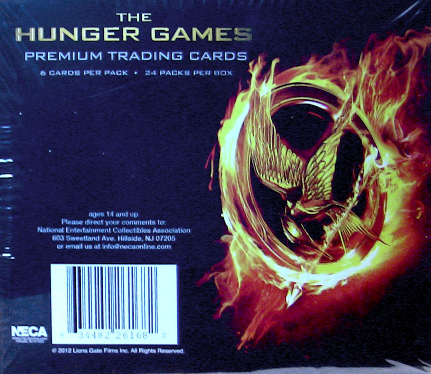 Neca Toys Trading Cards - The Hunger Games - BOX ( 24 Packs )