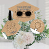 Big Dot of Happiness Bright Future - Graduation Party Centerpiece Sticks - Table Toppers - Set of 15