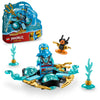 LEGO NINJAGO NYA’s Dragon Power Spinjitzu Drift 71778 Creative Blue Ninja Toy, Gift Idea for 6 Year Old Boys and Girls, Interactive Spinning Toys
