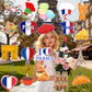 40 Pcs French Hanging Swirls Paris Themed Party Decorations Paris Birthday Party Decorations Eiffel Yower Ceiling Hanging Decor for Bastille Day