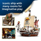 LEGO ONE PIECE The Going Merry Pirate Ship Building Blocks - Pretend Play Adventure Toy for Boys & Girls, 10+ - Straw Hat Crew Toy Figures & Playset