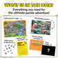 Odd Pieces Jigsaw Puzzles 1000 Pieces with Storytelling Comics, for Women, White Elephant, Mystery Puzzle for Adults & Kids - 19.7'' x 27.6''