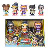 DC Super Hero Girls 3" Mini Dolls Hero Multipack, Includes Wonder Woman, Superman, Bumblebee, Batgirl, and Batman!